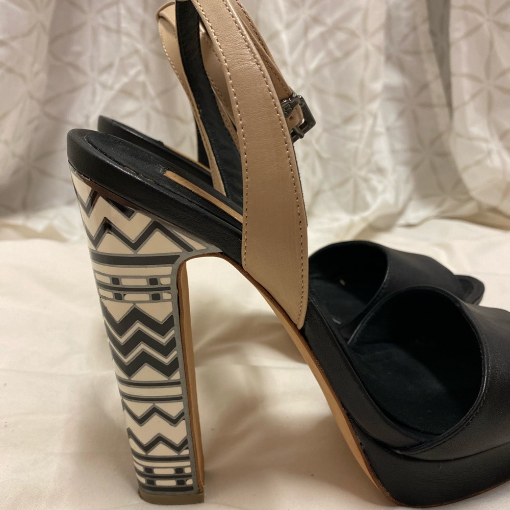 BCBGMaxAzria Marcel Mosaic Sandal Heels